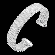 silver plated Bracelet & Bangle Brass Web women bracelet Hand Madeball SMTB 29 ELY