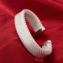 silver plated Bracelet & Bangle Brass Web women bracelet Hand Madeball SMTB 29 ELY