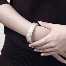 silver plated Bracelet & Bangle Brass Web women bracelet Hand Madeball SMTB 29 ELY