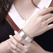 silver plated bangles Multi-line women pulseras Elegant SMTB 23 ELY