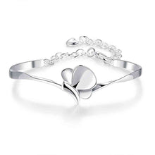silver plated bangles Size butterfly Women Wedding Bracelet HBB 34 ELY