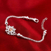 silver plated bracelet Snowflake men bracelet Factory HBH 49 ELY