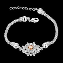 silver plated bracelet Snowflake men bracelet Factory HBH 49 ELY