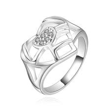 silver plated engagement ring sheep head anel de ouro jewelry 51 ELY