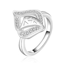 silver plated engagement ring sheep head anel de ouro jewelry 51 ELY