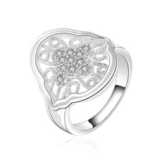 silver plated engagement ring sheep head anel de ouro jewelry 51 ELY