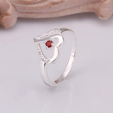 silver rings for men Heart anillos bear 66 ELY