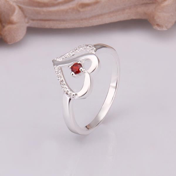 silver rings for men Heart anillos bear 66 ELY