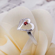 silver rings for men Heart anillos bear 66 ELY