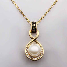 18K Gold Plating women necklace Double circle bead tattoo choker jewelry 62 ELY
