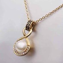 18K Gold Plating women necklace Double circle bead tattoo choker jewelry 62 ELY