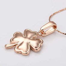 18k gold plated necklace women golden Clover collares women bijoux women24 ELY