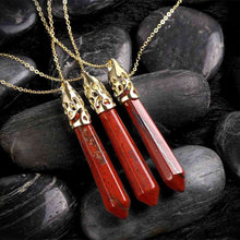 Quartz Crystal pendant necklace Prismatic tip patek Personalized29 ELY