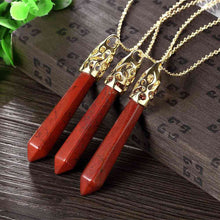 Quartz Crystal pendant necklace Prismatic tip patek Personalized29 ELY