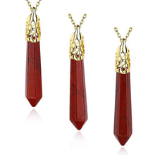 Quartz Crystal pendant necklace Prismatic tip patek Personalized29 ELY