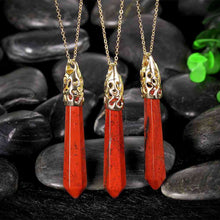 Quartz Crystal pendant necklace Prismatic tip patek Personalized29 ELY