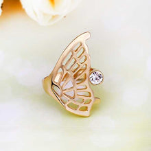 acessorios para mulher wedding ring half butterfly anillos fine jewelry198 ELY