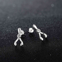 silver earing People crystal drop brincos jewelry display 385 ELY