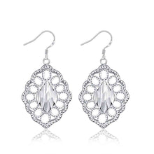silver earings Lozenge drop orecchini Factory 678 ELY