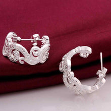 silver earring ruyi cloud stud brinco sport 196 ELY