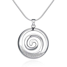silver plated pendant necklace Circle Round Crystal tattoo choker ruby jewelry172 ELY