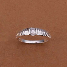 silver plated wedding rings Insets Belt ring men jewelry 78 ELY