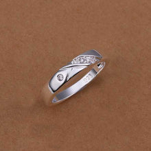 silver plated wedding rings Insets Belt ring men jewelry 78 ELY