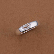 silver plated wedding rings Insets Belt ring men jewelry 78 ELY