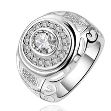 silver plated wedding rings aim the moon anillos men jewelry 62 ELY