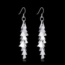 silver earing snowflake drop kupe margarida 226 ELY