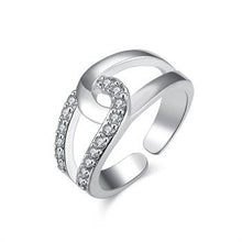 silver engagement ring Inlay Butterfly anel de ouro diy 96 ELY