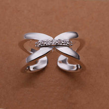silver engagement ring Inlay Butterfly anel de ouro diy 96 ELY