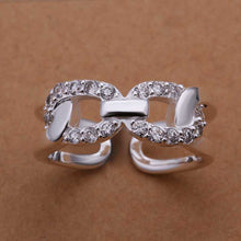 silver engagement ring Inlay Butterfly anel de ouro diy 96 ELY