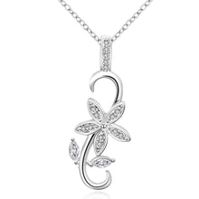 silver plated pendants Inlaid Stone Starfish tenis masculino jewerly accessories211 ELY