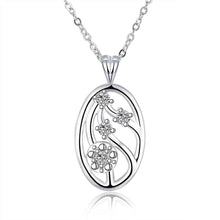 silver plated pendants Inlaid Stone Starfish tenis masculino jewerly accessories211 ELY