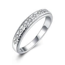 silver wedding rings Insets Two Wire ring men bijouterie 77 ELY