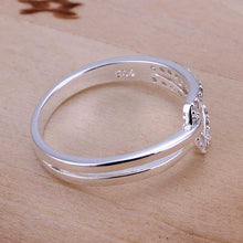silver wedding rings Insets Two Wire ring men bijouterie 77 ELY