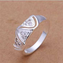 silver wedding rings Insets Two Wire ring men bijouterie 77 ELY