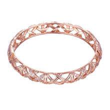 Best Gift 18K Gold Plating bangles Small winding women pulseras joias HBZ 11 ELY