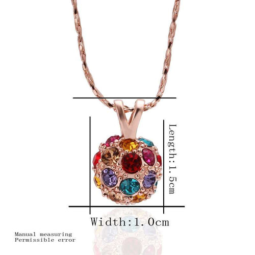 Best Gift 18K Gold Plating choker necklace flower ball tattoo choker joias ELY