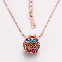 Best Gift 18K Gold Plating choker necklace flower ball tattoo choker joias ELY