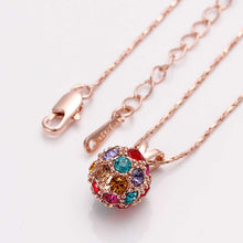 Best Gift 18K Gold Plating choker necklace flower ball tattoo choker joias ELY