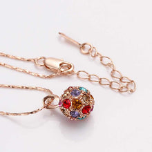 Best Gift 18K Gold Plating choker necklace flower ball tattoo choker joias ELY