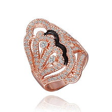 Best Gift 18K Gold Plating rings Colorful finger opal charms256 ELY