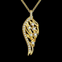 Best Gift 18k gold plated necklaces Peacock tail collares men jewelry ELY