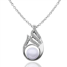 Best Gift 18k gold plated necklaces flower pear colares charms 55 ELY