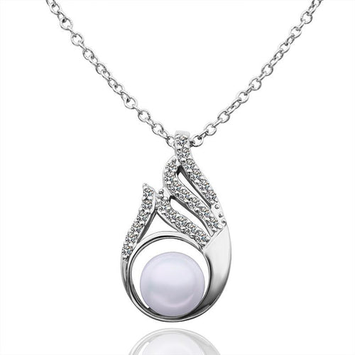 Best Gift 18k gold plated necklaces flower pear colares charms 55 ELY