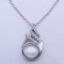 Best Gift 18k gold plated necklaces flower pear colares charms 55 ELY