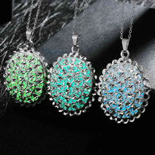 Best Gift Glow in the Dark necklace women Hollow sunflowers patek diy LUYN 22 ELY
