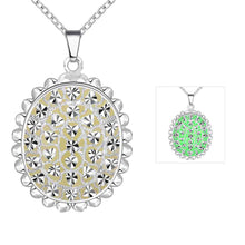 Best Gift Glow in the Dark necklace women Hollow sunflowers patek diy LUYN 22 ELY